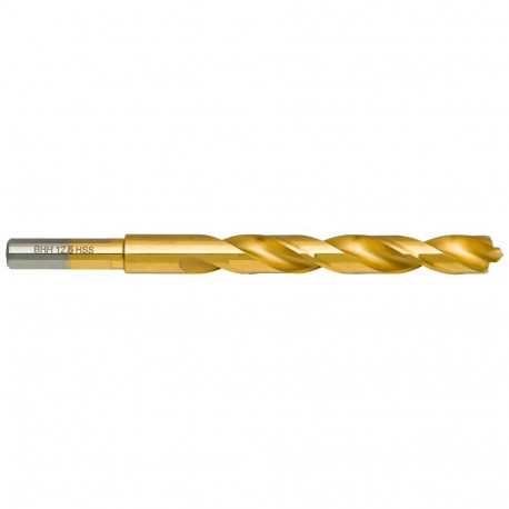 Wiertło do metalu Baildon DIN 338 RN 12,5 mm, HSS TiN (S), 151-101 mm (chwyt 3-płaszczyznowy)