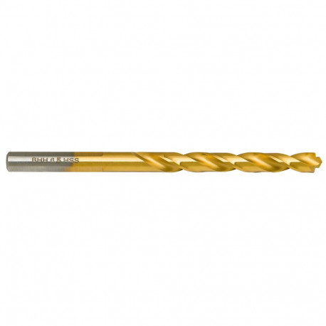 Wiertło do metalu Baildon DIN 338 RN 6,5 mm, HSS TiN (S), 101-63 mm (3-tasapinnaline vars)