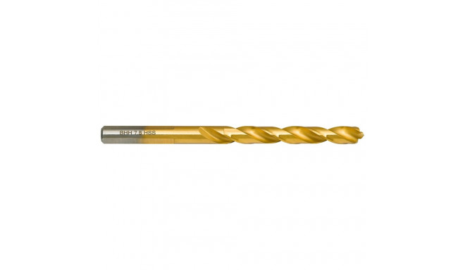 Baildon DIN 338 RN 7,5 mm HSS TiN (S) metallipuuriotsik, 109-69 mm (3-tasapinnaline vars)