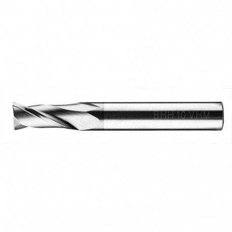 Frez węglikowy Baildon DIN 6527 L FWP2L 10 mm, VHM TiAlN, Z2, 72-19 mm