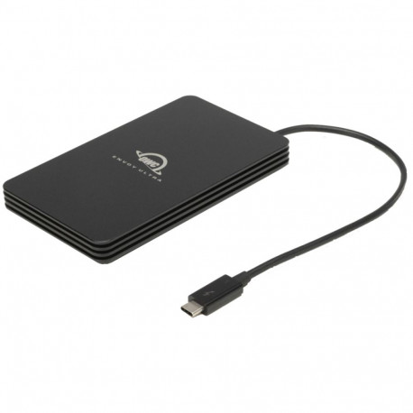 OWC Envoy Ultra Thunderbolt 5 with data rates over 6000MB/s on TB5, 4.0TB