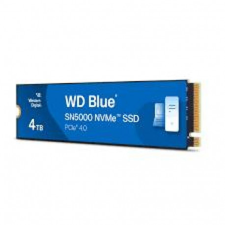 SSD|WESTERN DIGITAL|Blue SN5000|4TB|M.2|PCIe Gen4|NVMe|Write speed 5000 MBytes/sec|Read speed 5500 M