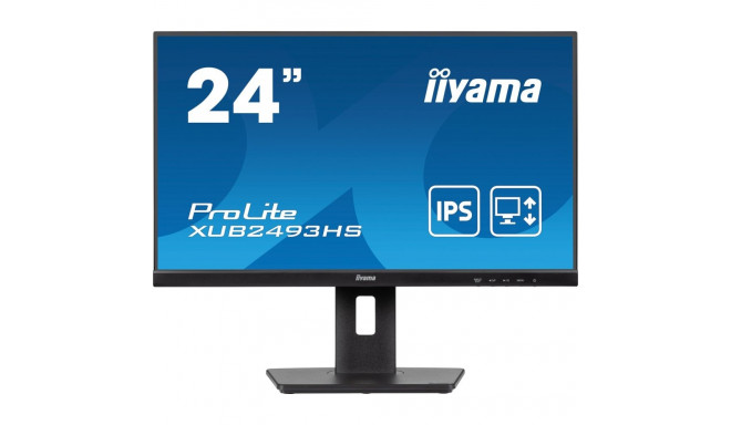 Computer Monitor - Iiyama Xub2493hs-b6 60.5" Full Hd LED Black