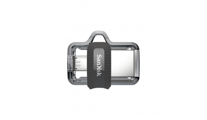 Dual USB Flash Drive - SanDisk Ultra 32GB Type-A/Micro-USB Black