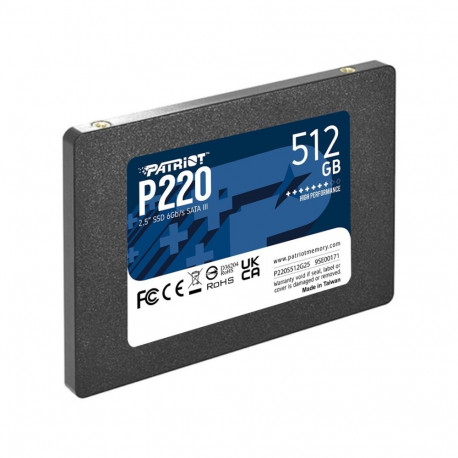 Internal SSD - Patriot Memory P220 512GB 2.5" Sata Iii
