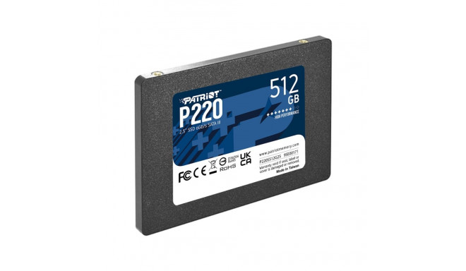 Internal SSD - Patriot Memory P220 512GB 2.5" Sata Iii