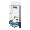 Ansmann Home Charger HC430, charger (white, intelligent charging control, multisafe technology)