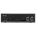 Shuttle XPC slim Barebone DH32U, Intel Pentium Gold 7505, 4x HDMI 2.0b 2x LAN, 2x COM, incl. VESA 24