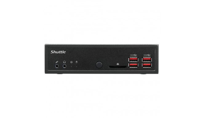 Shuttle XPC slim Barebone DH32U, Intel Pentium Gold 7505, 4x HDMI 2.0b 2x LAN, 2x COM, incl. VESA 24