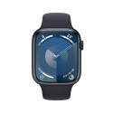 Apple Watch Series 9 45 mm Digital 396 x 484 pixels Touchscreen 4G Black Wi-Fi GPS (satellite)