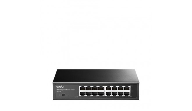 Cudy GS1016 network switch Gigabit Ethernet (10/100/1000) Black