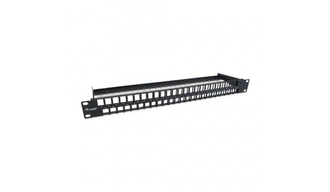 Equip 48-Port Keystone Cat.6 Unshielded Patch Panel, Black