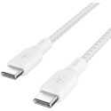 "Belkin BOOST CHARGE USB-C/USB-C Kabel, bis 100 W, 2m, weiß"