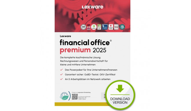 "Lexware Financial Office Premium 2025 - 1 Device, 1 Year - ESD-DownloadESD"