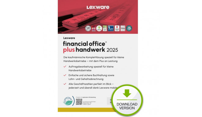 "Lexware Financial Office Plus handwerk 2025 - 1 Device, 1 Year - ESD-DownloadESD"