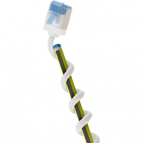Võrgukaabel Cat6a U/FTP 2.0m, valge, LSZH, CU, Slim, Ultra-Flex