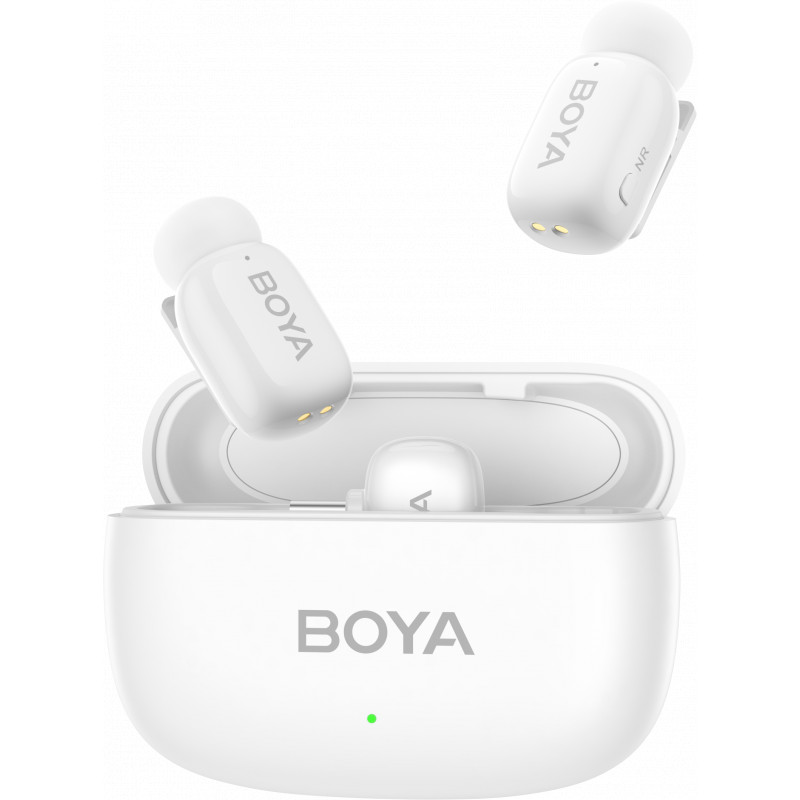 Boya juhtmevaba mikrofon mini-13 Lightning/USB-C, valge