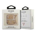 GUESS case for APPLE AirPods 1/2 GUA2HHFLD (Paisley Strap Collection) gold