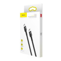 BASEUS cable Type C to Type C Power Delivery PD60W 2.0 (3A 20V) Cafule CATKLF-HG1 2m gray+black