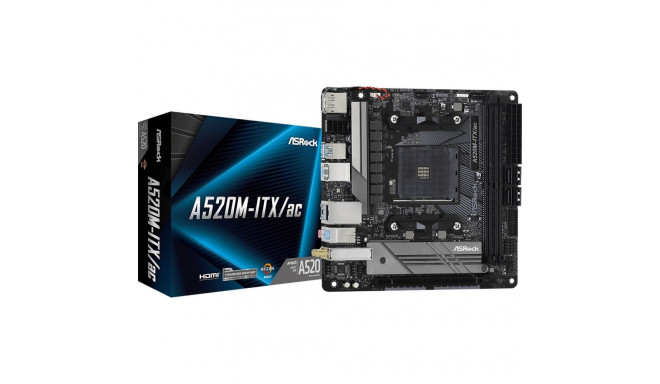 ASRock A520M-ITX/AC motherboard