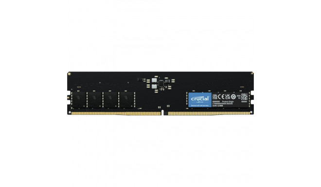 Crucial DDR5 mälu, 16 GB, 5600MHz, CL40 (CT16G56C46U5)