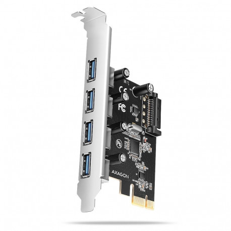 PCEU-430RS PCIe kontroller, 4x USB UASP porti