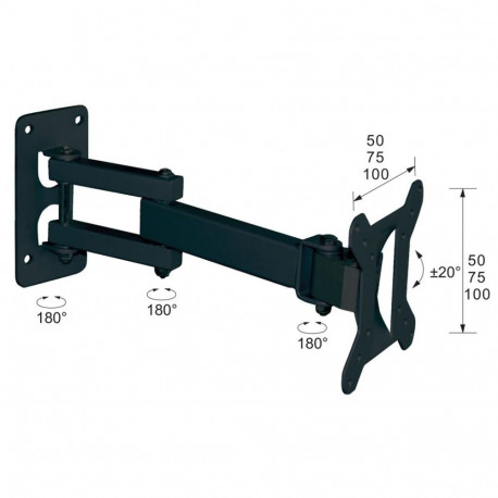 Libox ATENY LB-200 17''-32'' VESA 100x100mm 25kg vertikaalne