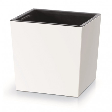 Doniczka URBI SQUARE LOW DURS240L valge