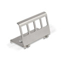 DeLOCK Keystone Metal Mounting 4 Port for DIN rail