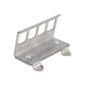 DeLOCK Keystone Metal Mounting 4 Port for DIN rail