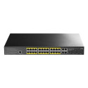 Cudy GS2028PS4 Managed L2 Gigabit Ethernet (10/100/1000) Power over Ethernet (PoE) 1U Black