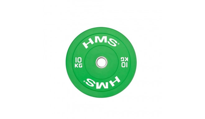 HMS GREEN BUMPER Olympic plate 10 kg CBR10