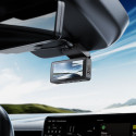 HOCO car camera with display 3,69" + rear camera 2K GPS DV12 silvery gray