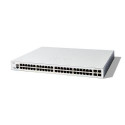 Cisco Catalyst 1200-48T-4X Smart Switch, 48 Port GE, 4x10GE SFP+, Limited Lifetime Protection (C1200