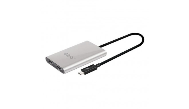 CLUB3D Thunderbolt 3 to Dual HDMI 2.0 Adapter