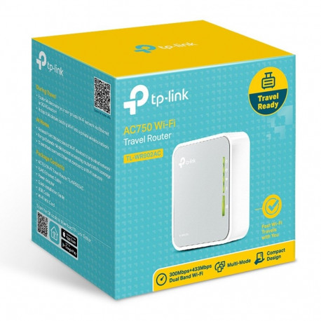 TP-Link AC750 kahesageduslik juhtmevaba miniruuter