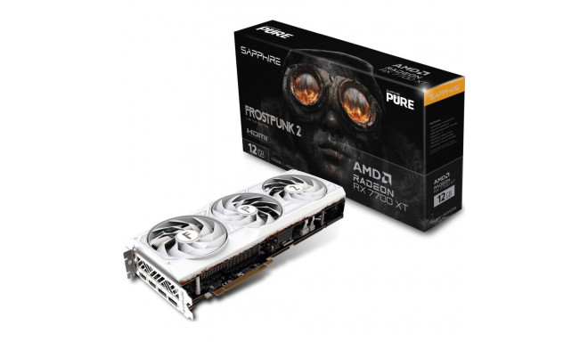 Sapphire Pure Radeon RX 7700 XT Frost Punk 2 Edition 12GB GDDR6 Graphics Card (11335-08-50G)