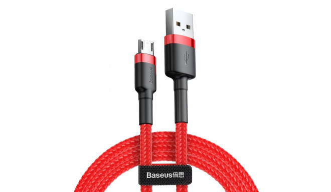 Baseus Cafule Cable CAMKLF-B09 USB-A / micro USB 2.4A 1 m - red