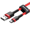 Baseus Cafule Cable CAMKLF-B09 USB-A / micro USB 2.4A 1 m - red