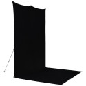 Westcott X Drop Pro Kreukbestendige Achtergrond Kit Rich Black Sweep (8' x 13')