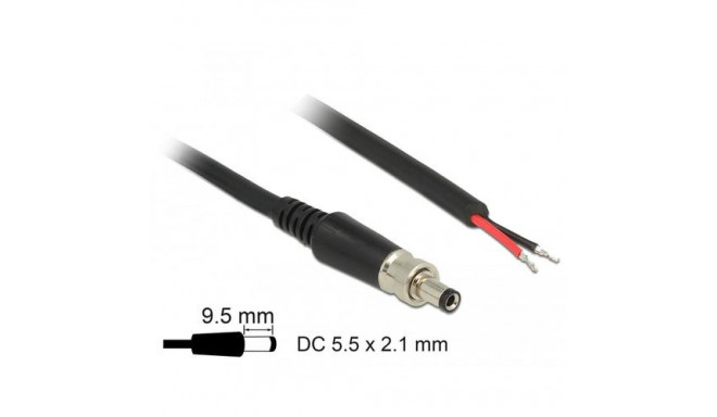 DeLOCK 89907 power cable Black 0.95 m