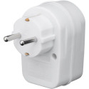 Goobay Surge-Protected Socket Adapter