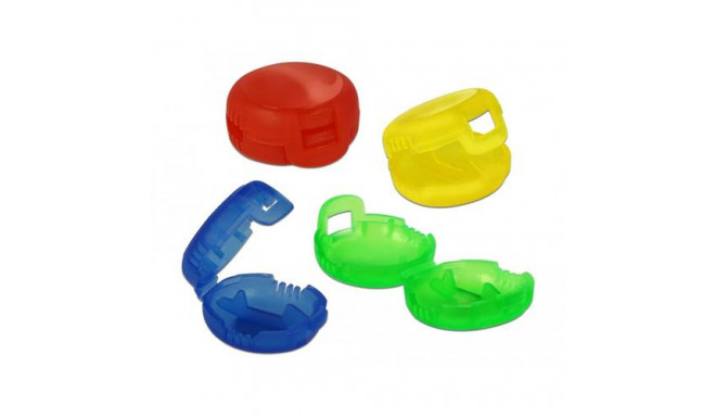 DeLOCK 18292 cable marker Blue, Green, Red, Yellow Polypropylene (PP) 4 pc(s)