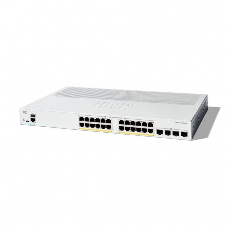 Cisco nutikas kommutaator Catalyst 1200-24P-4X, 24 pordiga GE, PoE, 4x10GE SFP+, piiratud eluaegne k