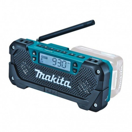 Makita MR052 ehitusplatsi analoog- ja digitaalraadio, must, sinine