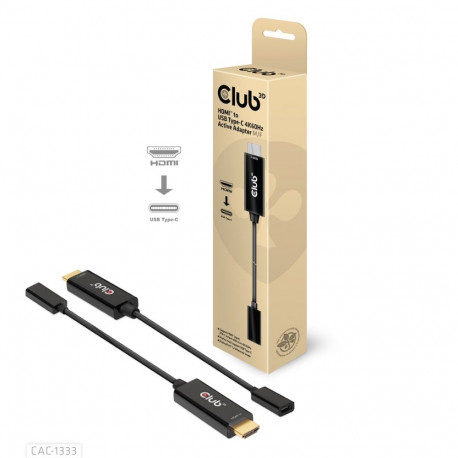 CLUB3D adapter HDMI–USB Type-C 4K60Hz aktiivne M/F