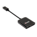 CLUB 3D CSV-7200  Multistream Transport (MST) Hub DisplayPort™1.4 to DisplayPort™1.4 Dual Monitor 4K