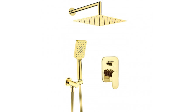 Concealed shower set