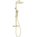 Rain shower with thermostatic shower mixer