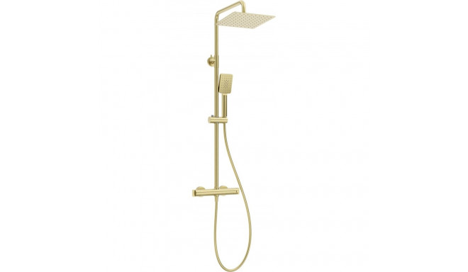 Rain shower with thermostatic shower mixer